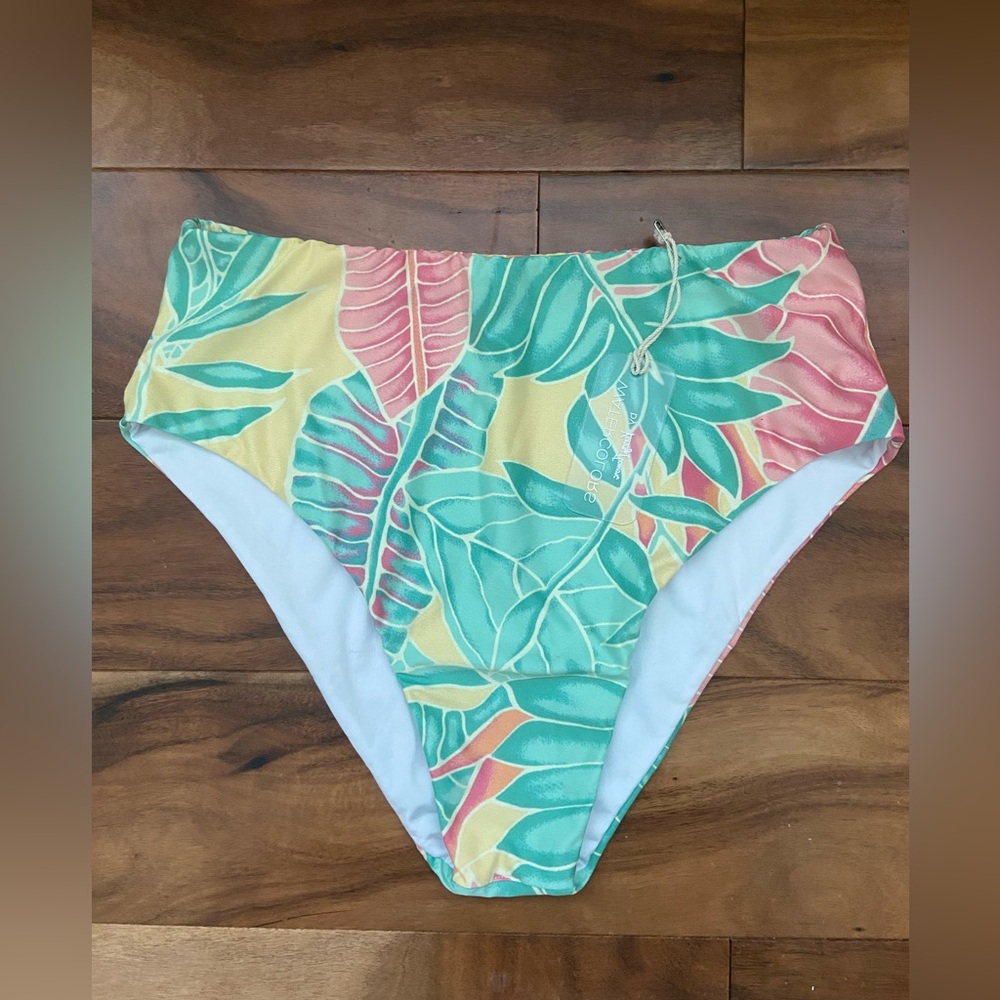Kenny Flowers High Waisted Bikini Bottom NWT